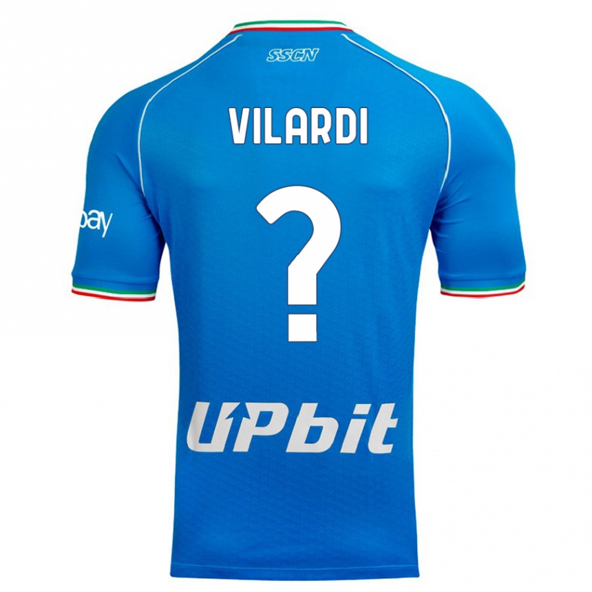 Herren Fußball Mario Vilardi #0 Himmelblau Heimtrikot Trikot 2023/24 T-Shirt Luxemburg