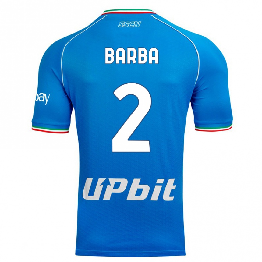 Herren Fußball Benedetto Barba #2 Himmelblau Heimtrikot Trikot 2023/24 T-Shirt Luxemburg