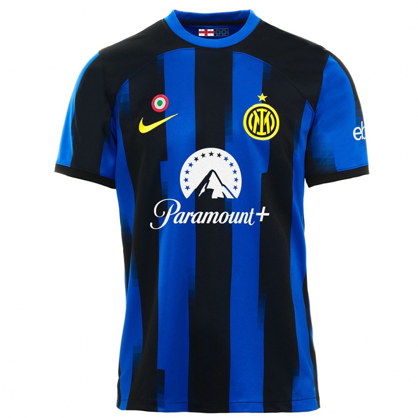 Herren Fußball Bianca Vergani #30 Schwarz Blau Heimtrikot Trikot 2023/24 T-Shirt Luxemburg