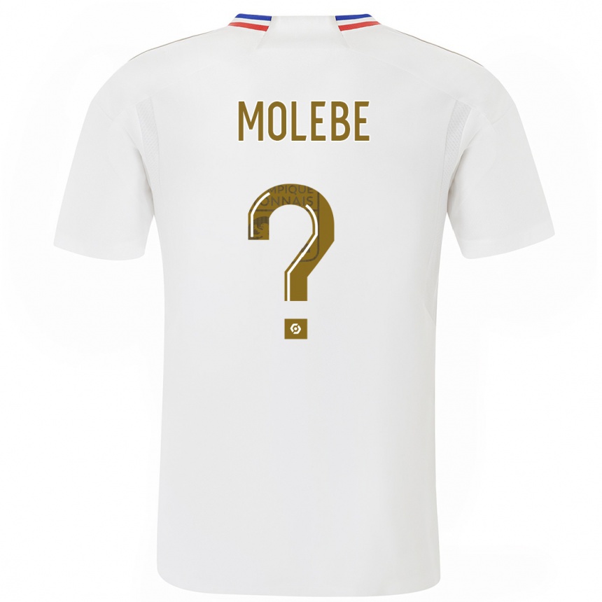 Herren Fußball Enzo Molebe #0 Weiß Heimtrikot Trikot 2023/24 T-Shirt Luxemburg