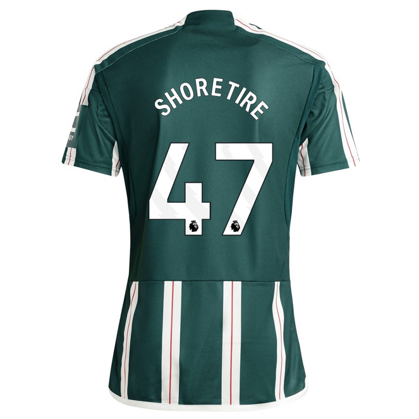 Herren Fußball Shola Shoretire #47 Dunkelgrün Auswärtstrikot Trikot 2023/24 T-Shirt Luxemburg