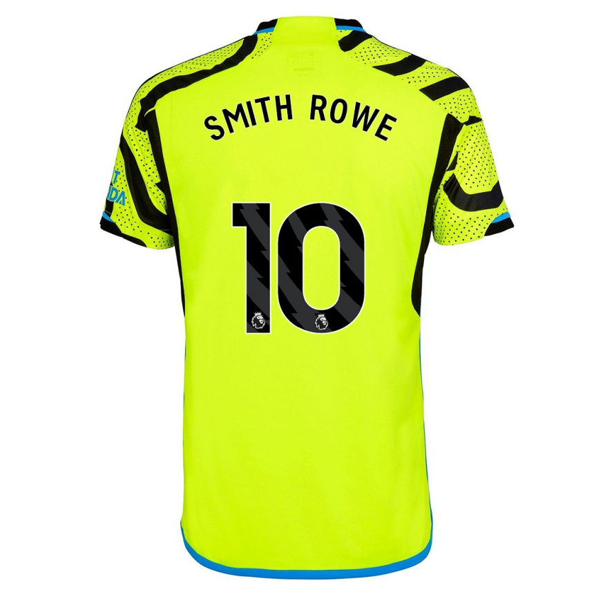 Herren Fußball Emile Smith Rowe #10 Gelb Auswärtstrikot Trikot 2023/24 T-Shirt Luxemburg