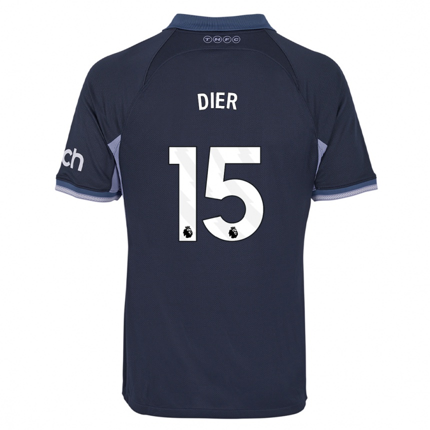 Herren Fußball Eric Dier #15 Dunkelblau Auswärtstrikot Trikot 2023/24 T-Shirt Luxemburg