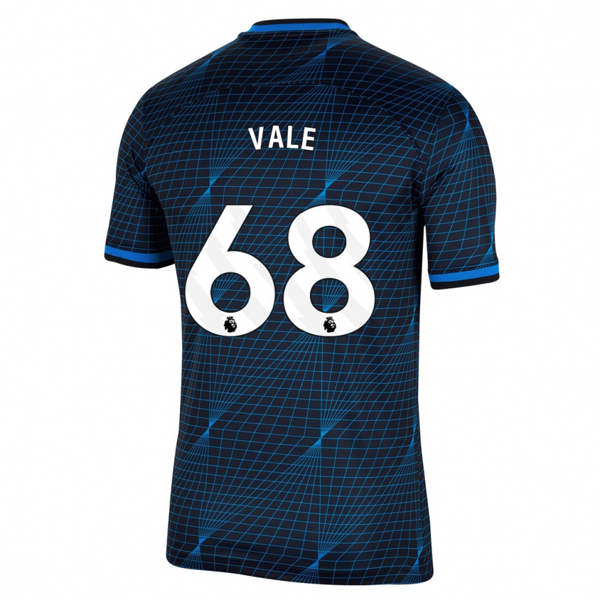 Herren Fußball Harvey Vale #68 Dunkelblau Auswärtstrikot Trikot 2023/24 T-Shirt Luxemburg