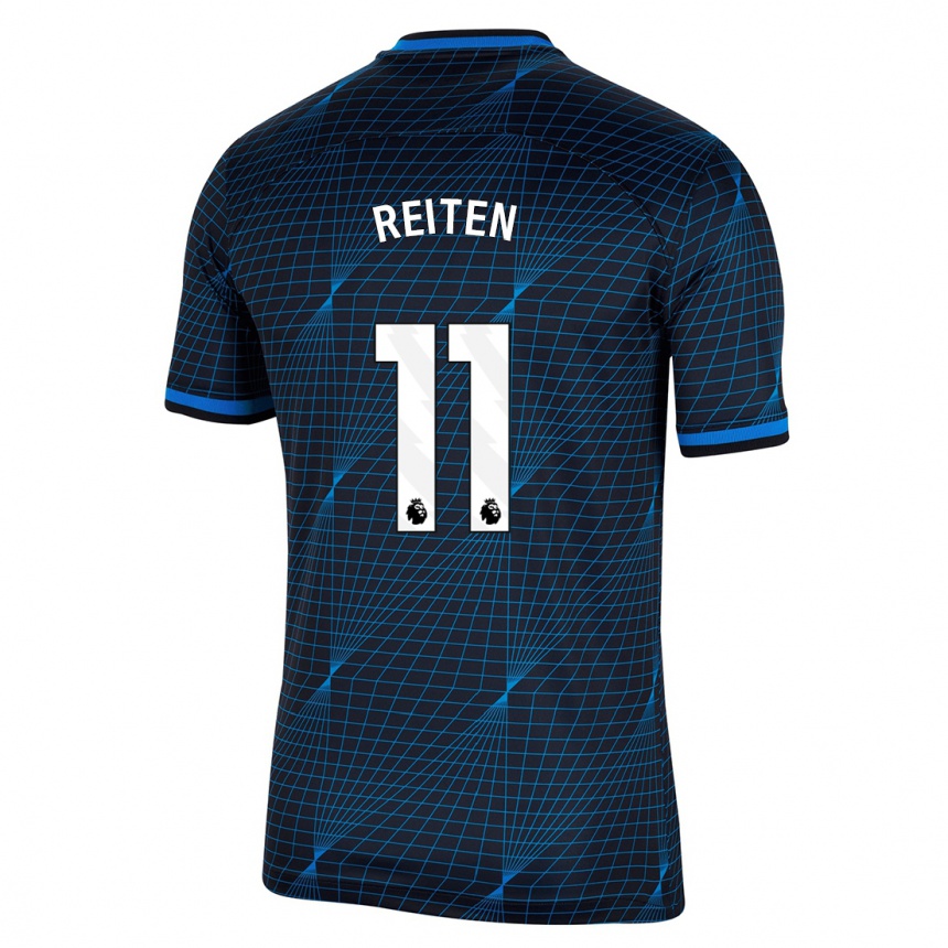 Herren Fußball Guro Reiten #11 Dunkelblau Auswärtstrikot Trikot 2023/24 T-Shirt Luxemburg