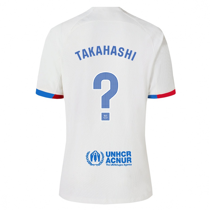 Herren Fußball Niko Takahashi #0 Weiß Auswärtstrikot Trikot 2023/24 T-Shirt Luxemburg