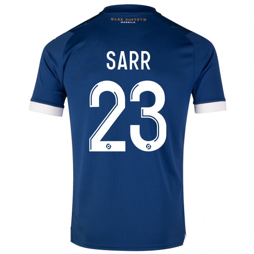 Herren Fußball Ismaïla Sarr #23 Dunkelblau Auswärtstrikot Trikot 2023/24 T-Shirt Luxemburg