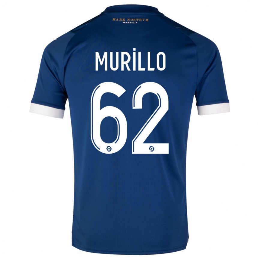 Herren Fußball Amir Murillo #62 Dunkelblau Auswärtstrikot Trikot 2023/24 T-Shirt Luxemburg