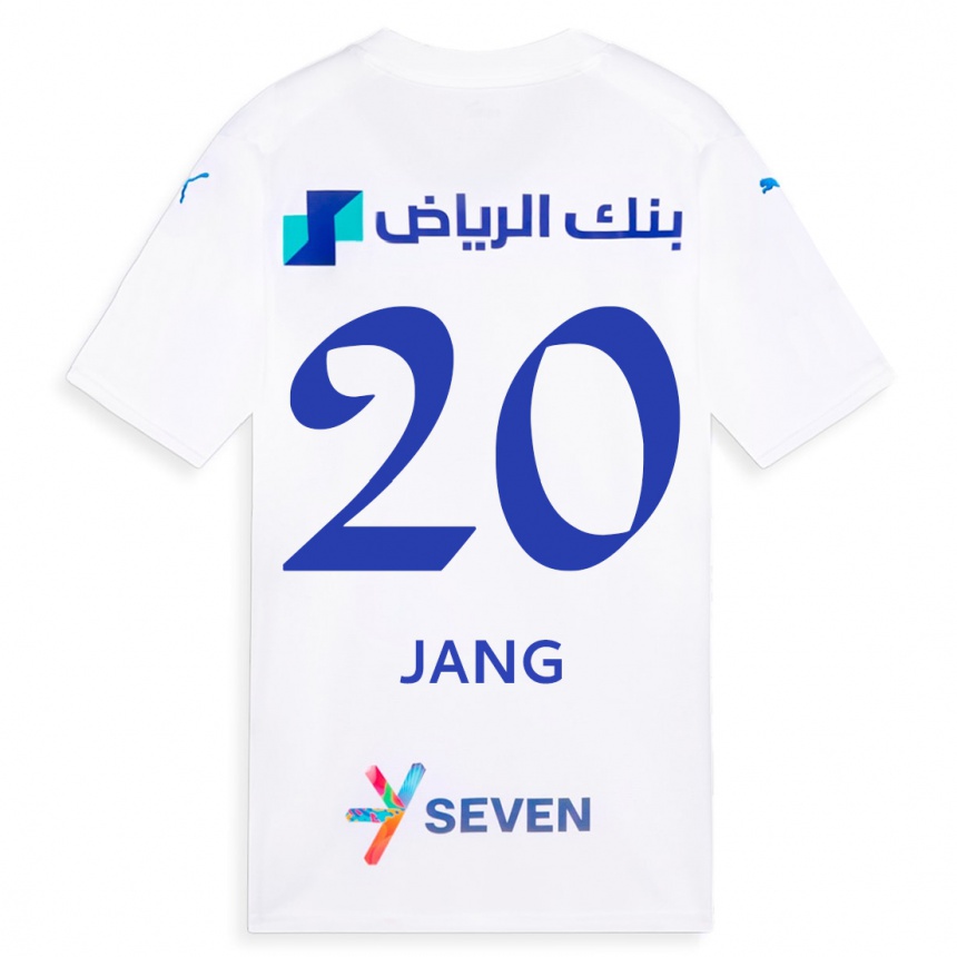 Herren Fußball Hyun-Soo Jang #20 Weiß Auswärtstrikot Trikot 2023/24 T-Shirt Luxemburg