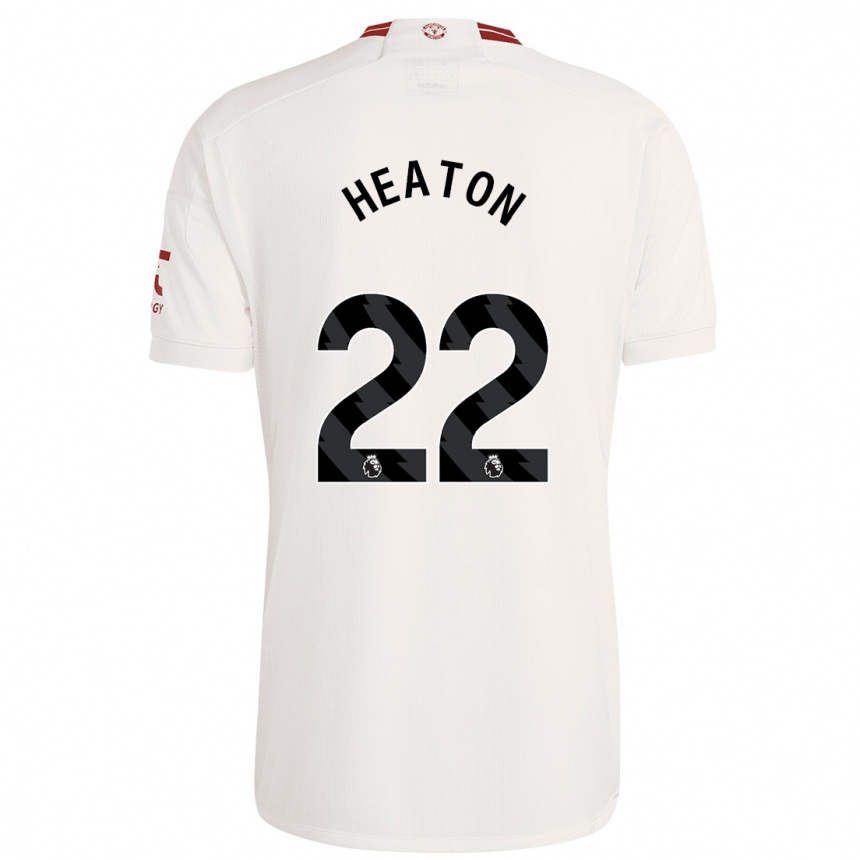 Herren Fußball Tom Heaton #22 Weiß Ausweichtrikot Trikot 2023/24 T-Shirt Luxemburg