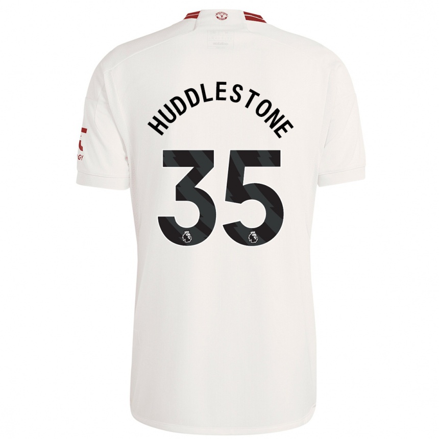 Herren Fußball Tom Huddlestone #35 Weiß Ausweichtrikot Trikot 2023/24 T-Shirt Luxemburg