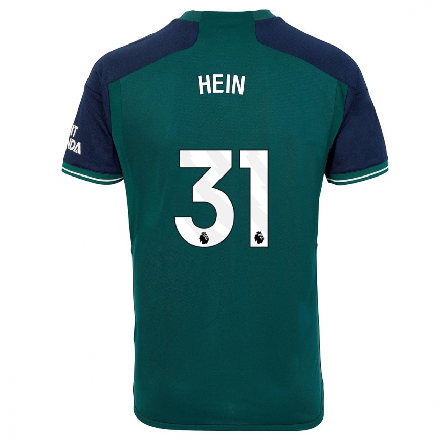 Herren Fußball Karl Hein #31 Grün Ausweichtrikot Trikot 2023/24 T-Shirt Luxemburg