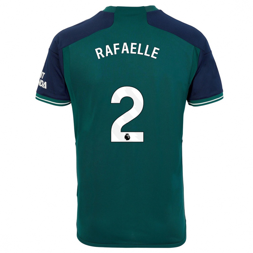 Herren Fußball Rafaelle Souza #2 Grün Ausweichtrikot Trikot 2023/24 T-Shirt Luxemburg