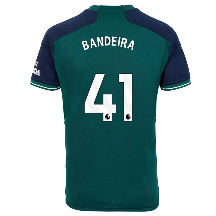 Herren Fußball Mauro Bandeira #41 Grün Ausweichtrikot Trikot 2023/24 T-Shirt Luxemburg