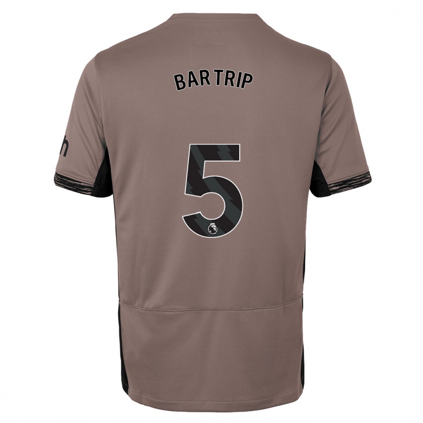 Herren Fußball Molly Bartrip #5 Dunkelbeige Ausweichtrikot Trikot 2023/24 T-Shirt Luxemburg