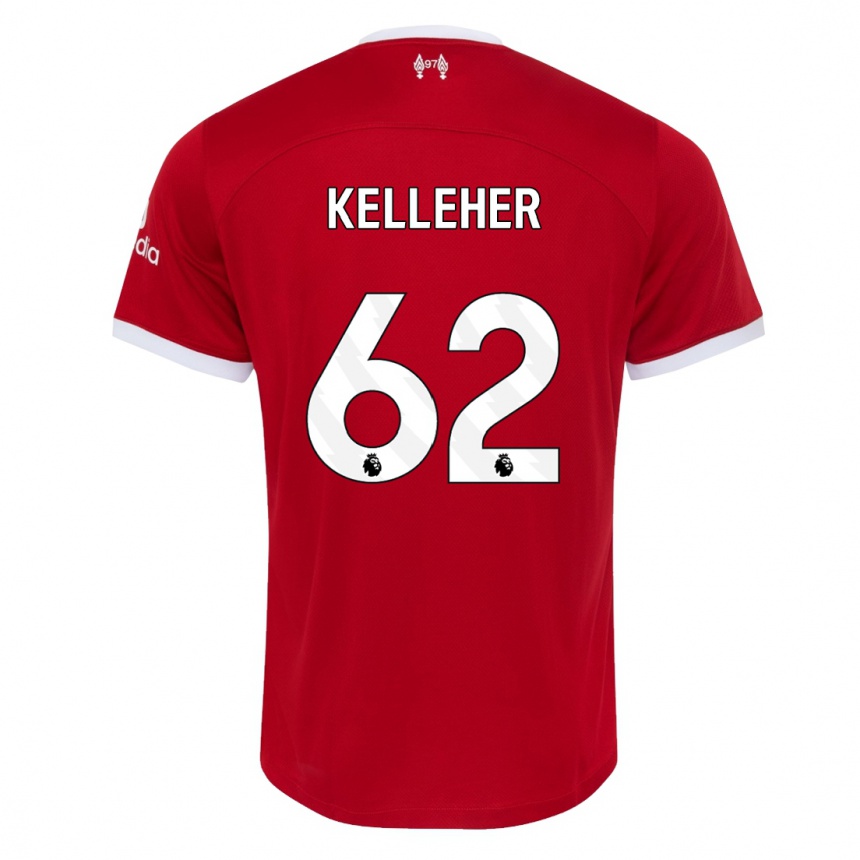 Damen Fußball Caoimhin Kelleher #62 Rot Heimtrikot Trikot 2023/24 T-Shirt Luxemburg