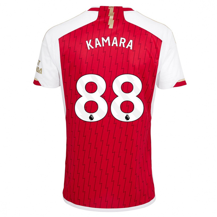 Damen Fußball Osman Kamara #88 Rot Heimtrikot Trikot 2023/24 T-Shirt Luxemburg