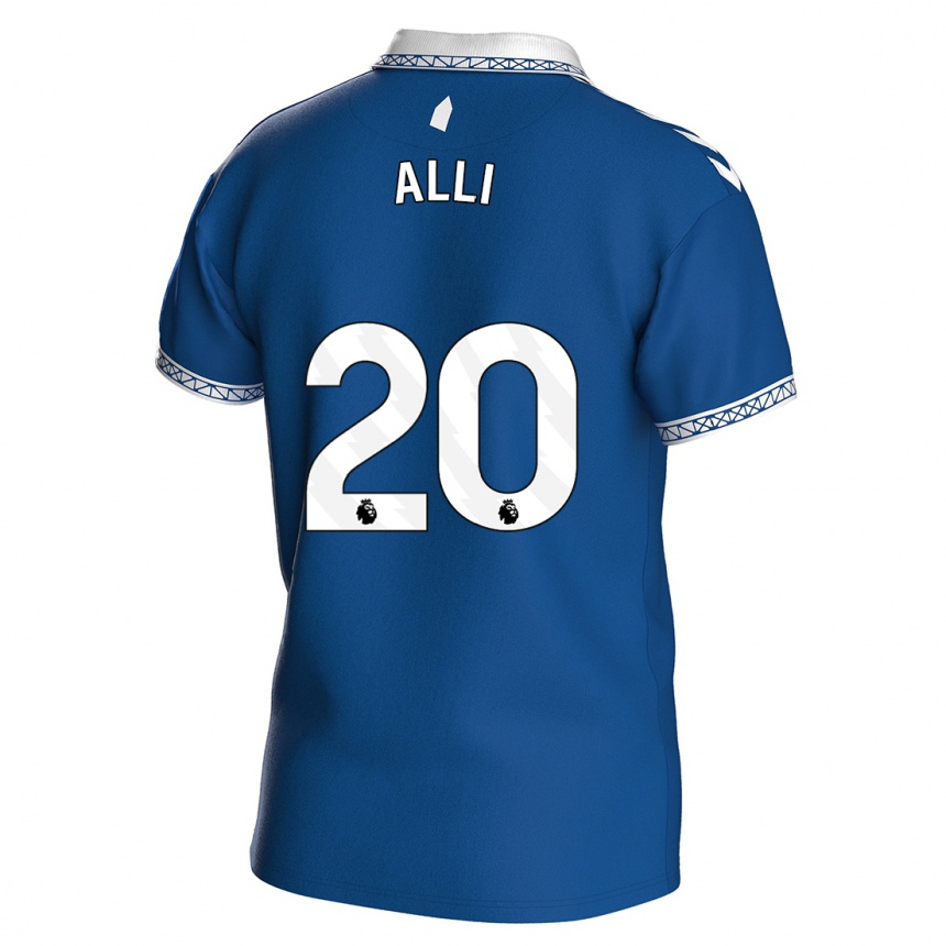 Damen Fußball Dele Alli #20 Königsblau Heimtrikot Trikot 2023/24 T-Shirt Luxemburg