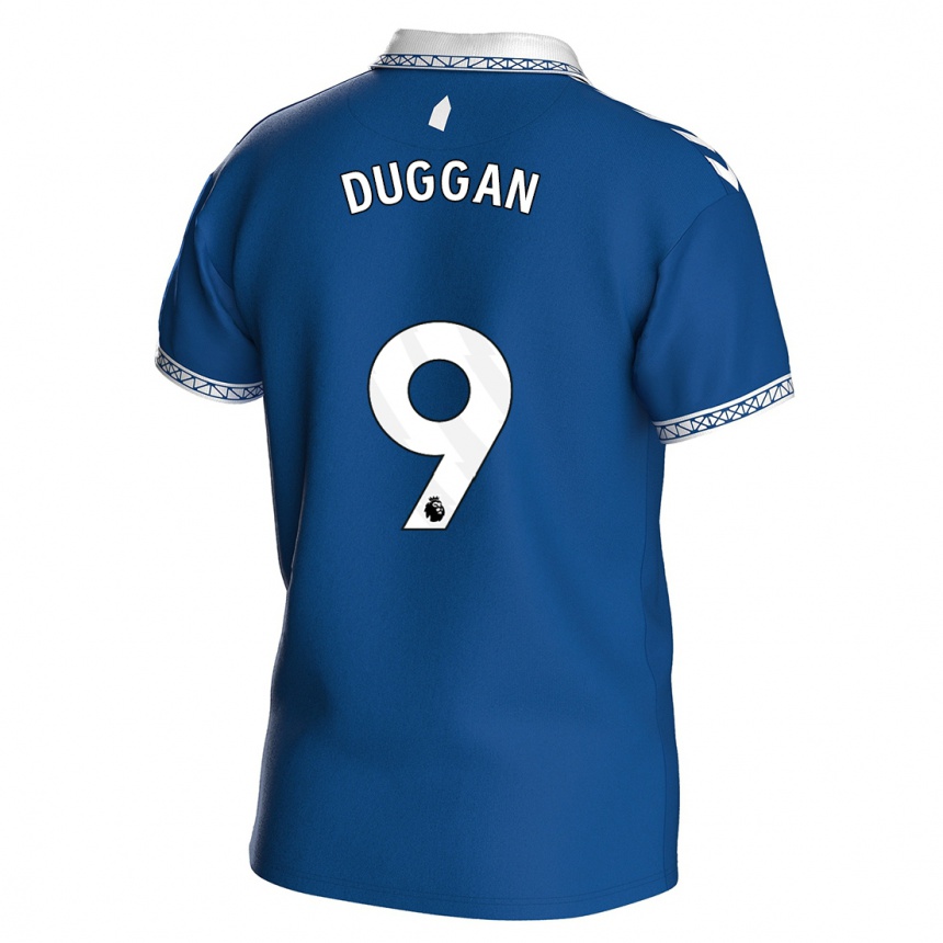 Damen Fußball Toni Duggan #9 Königsblau Heimtrikot Trikot 2023/24 T-Shirt Luxemburg