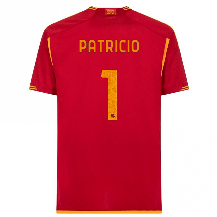 Damen Fußball Rui Patricio #1 Rot Heimtrikot Trikot 2023/24 T-Shirt Luxemburg