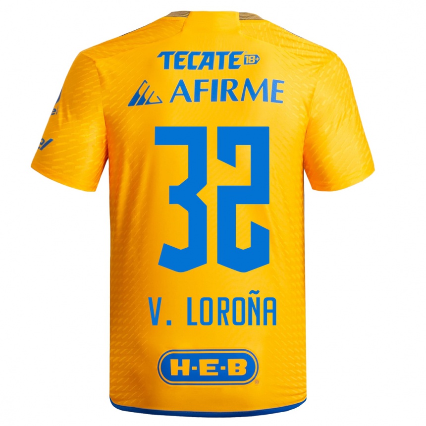 Damen Fußball Vladimir Lorona #32 Gelb Heimtrikot Trikot 2023/24 T-Shirt Luxemburg