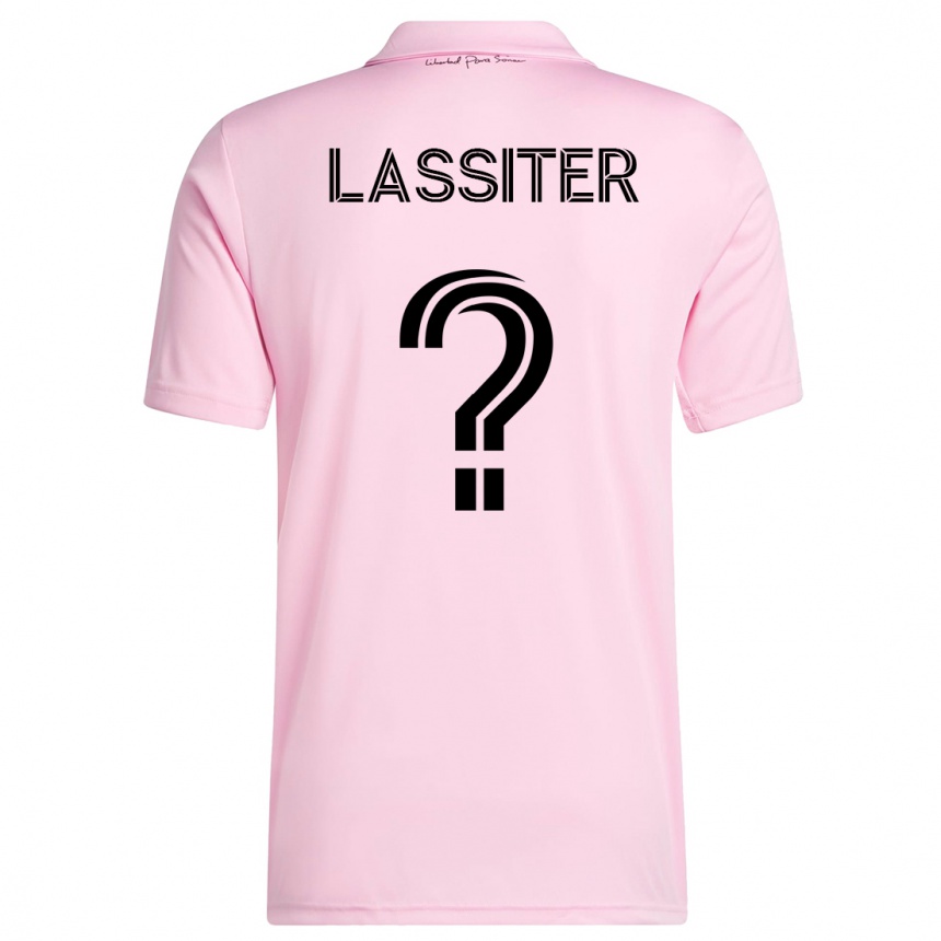 Damen Fußball Ariel Lassiter #0 Rosa Heimtrikot Trikot 2023/24 T-Shirt Luxemburg