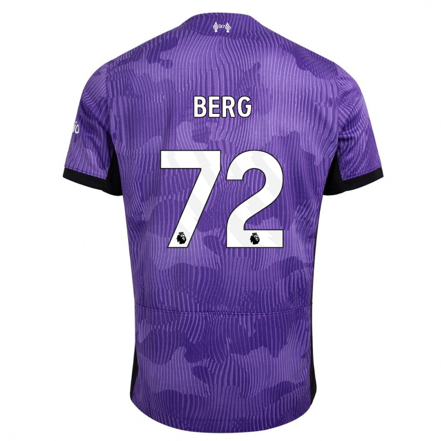 Damen Fußball Sepp Van Den Berg #72 Lila Ausweichtrikot Trikot 2023/24 T-Shirt Luxemburg