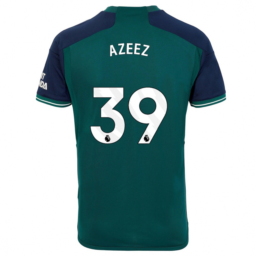 Damen Fußball Miguel Azeez #39 Grün Ausweichtrikot Trikot 2023/24 T-Shirt Luxemburg