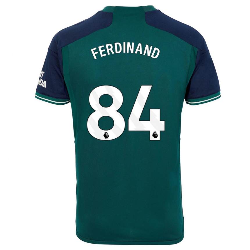 Damen Fußball Seb Ferdinand #84 Grün Ausweichtrikot Trikot 2023/24 T-Shirt Luxemburg