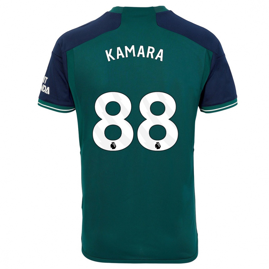 Damen Fußball Osman Kamara #88 Grün Ausweichtrikot Trikot 2023/24 T-Shirt Luxemburg