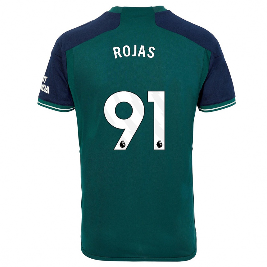 Damen Fußball Alexei Rojas #91 Grün Ausweichtrikot Trikot 2023/24 T-Shirt Luxemburg