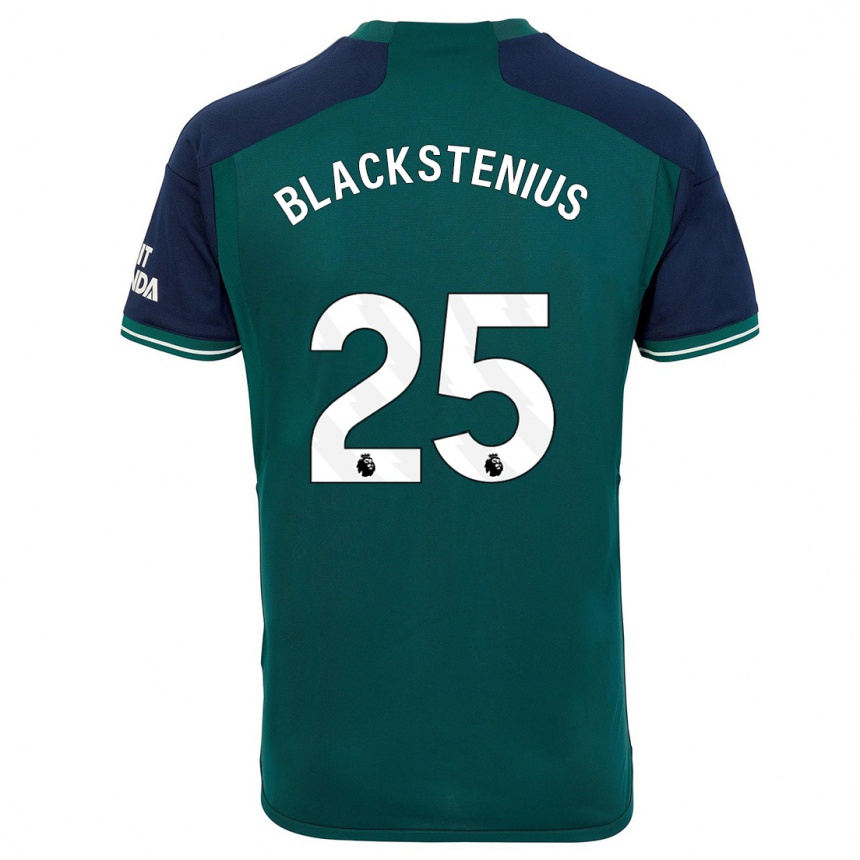 Damen Fußball Stina Blackstenius #25 Grün Ausweichtrikot Trikot 2023/24 T-Shirt Luxemburg