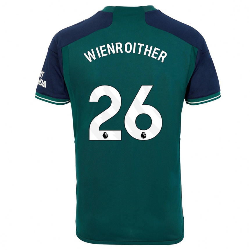 Damen Fußball Laura Wienroither #26 Grün Ausweichtrikot Trikot 2023/24 T-Shirt Luxemburg