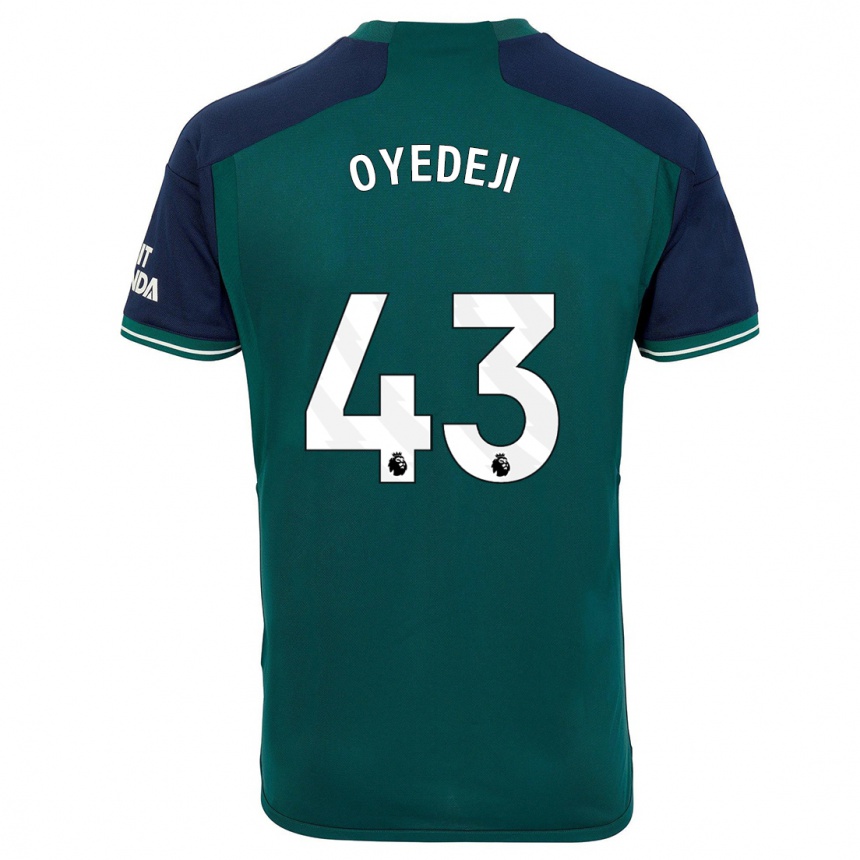 Damen Fußball Nathan Butler Oyedeji #43 Grün Ausweichtrikot Trikot 2023/24 T-Shirt Luxemburg