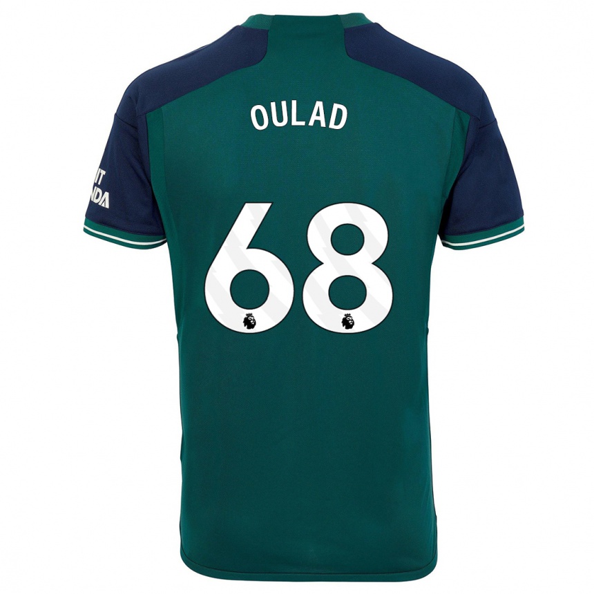 Damen Fußball Salah-Eddine Oulad M'hand #68 Grün Ausweichtrikot Trikot 2023/24 T-Shirt Luxemburg