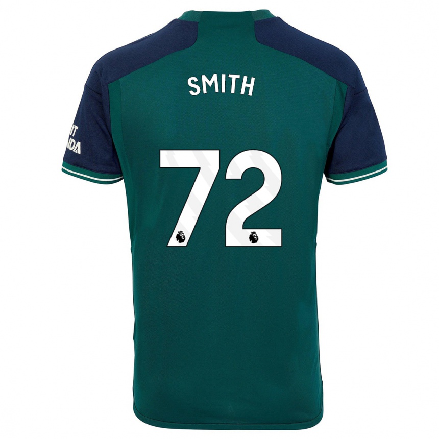 Damen Fußball Matt Smith #72 Grün Ausweichtrikot Trikot 2023/24 T-Shirt Luxemburg