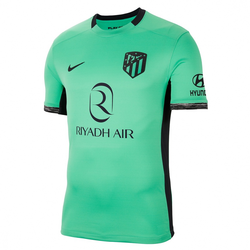 Damen Fußball Ihren Namen #0 Frühlingsgrün Ausweichtrikot Trikot 2023/24 T-Shirt Luxemburg