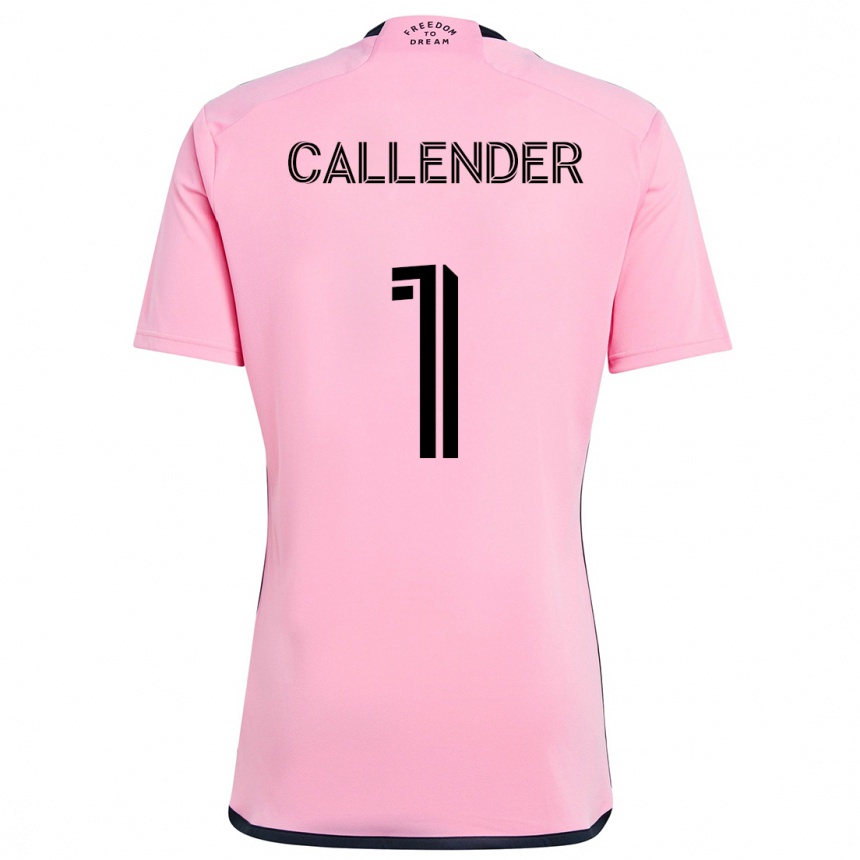 Kinder Fußball Drake Callender #1 Rosa Heimtrikot Trikot 2024/25 T-Shirt Luxemburg