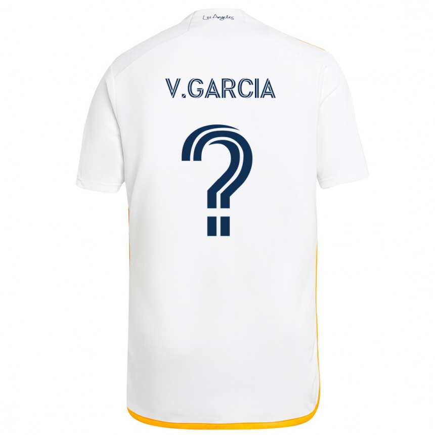 Kinder Fußball Vicente Garcia #0 Weiß Gelb Heimtrikot Trikot 2024/25 T-Shirt Luxemburg