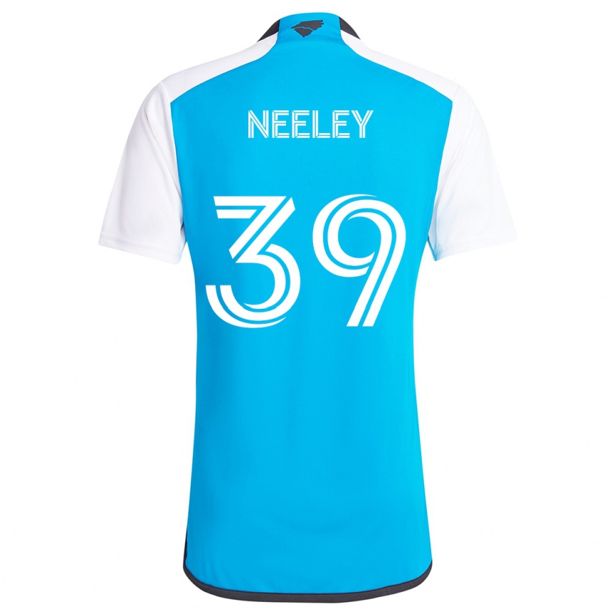 Kinder Fußball Jack Neeley #39 Blau Weiss Heimtrikot Trikot 2024/25 T-Shirt Luxemburg