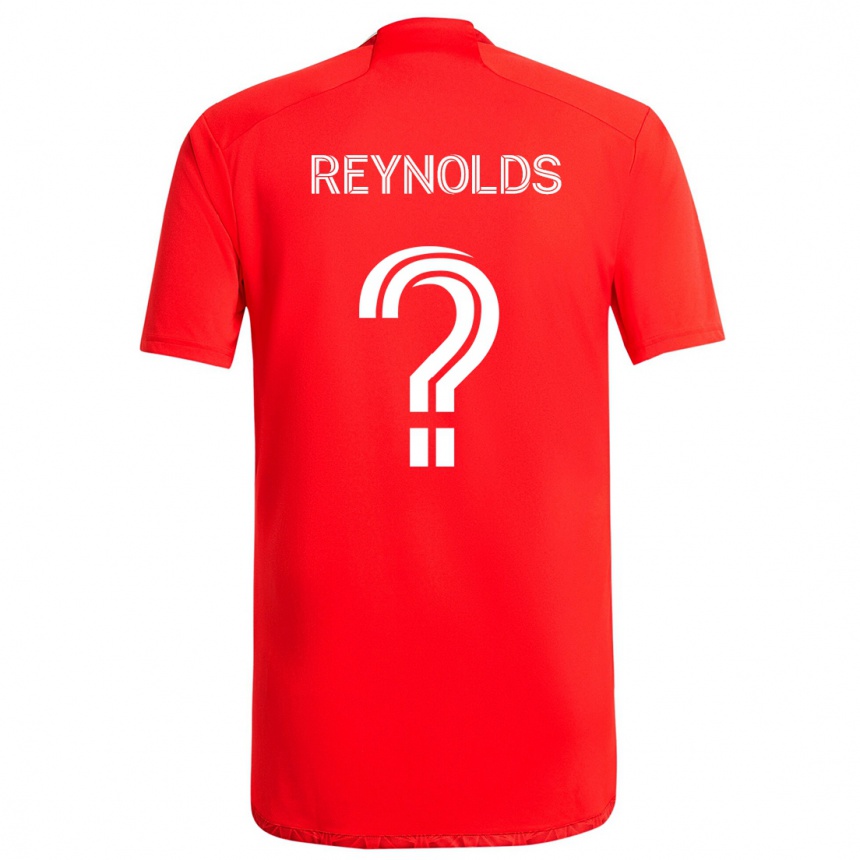 Kinder Fußball Justin Reynolds #0 Rot-Weiss Heimtrikot Trikot 2024/25 T-Shirt Luxemburg