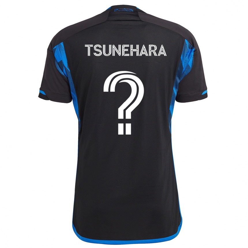 Kinder Fußball Roka Tsunehara #0 Blau Schwarz Heimtrikot Trikot 2024/25 T-Shirt Luxemburg