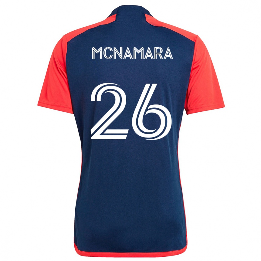 Kinder Fußball Tommy Mcnamara #26 Blau Rot Heimtrikot Trikot 2024/25 T-Shirt Luxemburg