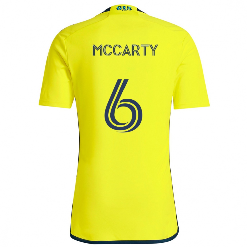 Kinder Fußball Dax Mccarty #6 Gelb Blau Heimtrikot Trikot 2024/25 T-Shirt Luxemburg