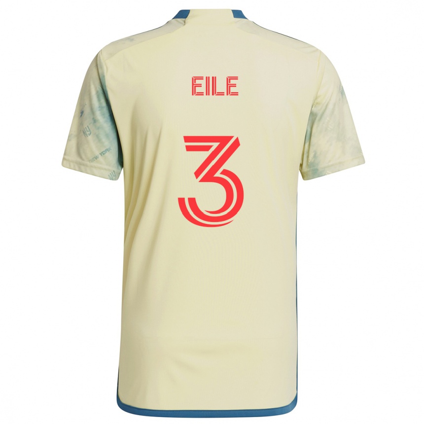 Kinder Fußball Noah Eile #3 Gelb Rot Blau Heimtrikot Trikot 2024/25 T-Shirt Luxemburg