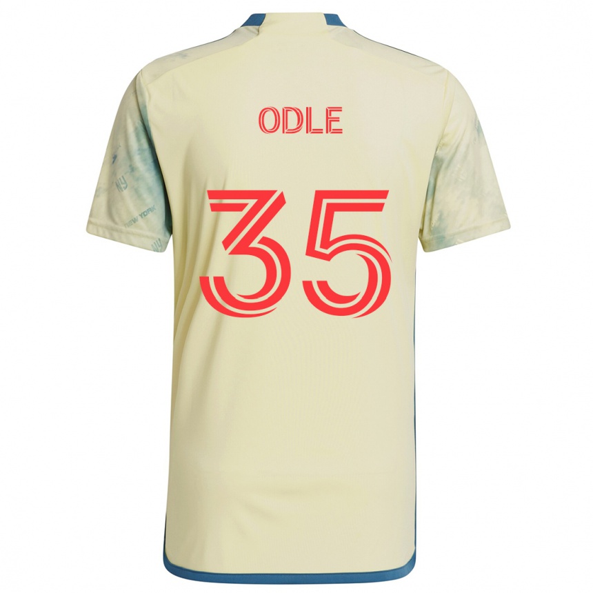 Kinder Fußball Dallas Odle #35 Gelb Rot Blau Heimtrikot Trikot 2024/25 T-Shirt Luxemburg