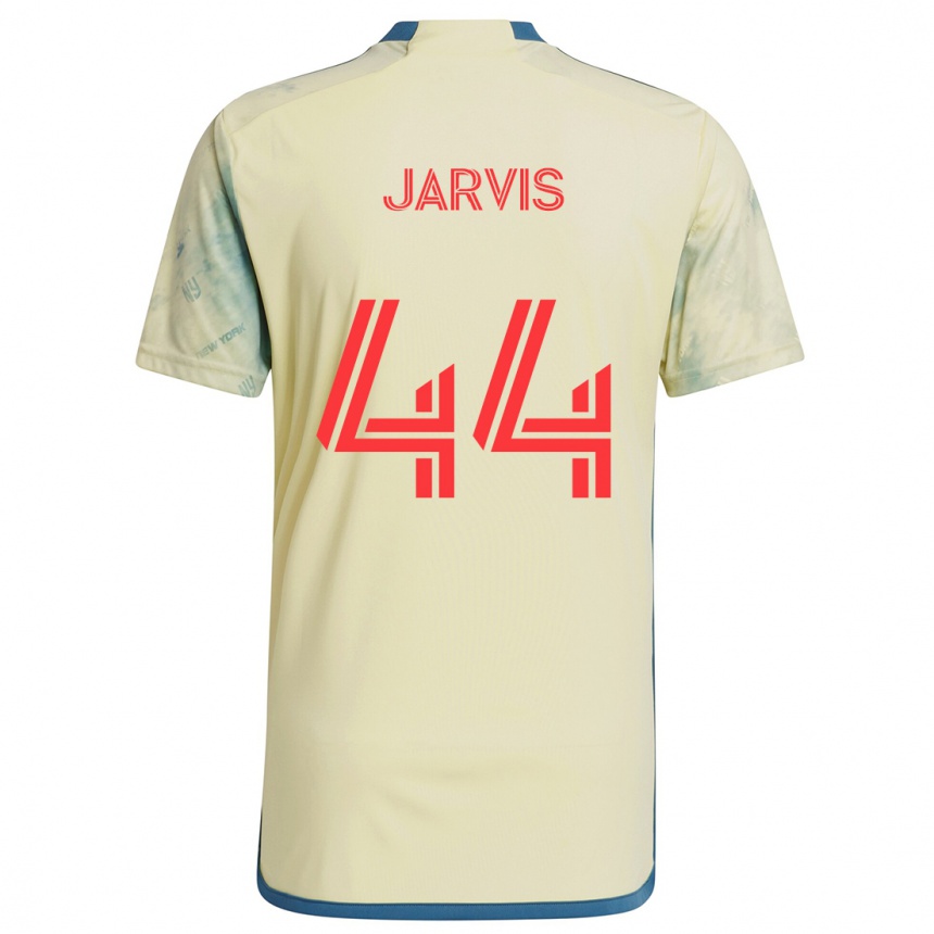 Kinder Fußball Aiden Jarvis #44 Gelb Rot Blau Heimtrikot Trikot 2024/25 T-Shirt Luxemburg