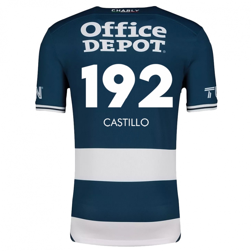 Kinder Fußball José Castillo #192 Blau Weiss Heimtrikot Trikot 2024/25 T-Shirt Luxemburg