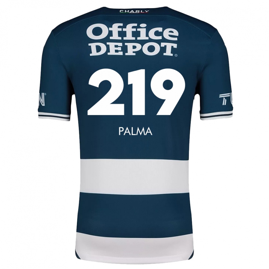 Kinder Fußball Pablo Palma #219 Blau Weiss Heimtrikot Trikot 2024/25 T-Shirt Luxemburg