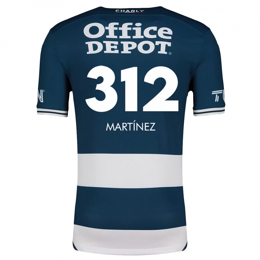 Kinder Fußball Ulises Martínez #312 Blau Weiss Heimtrikot Trikot 2024/25 T-Shirt Luxemburg